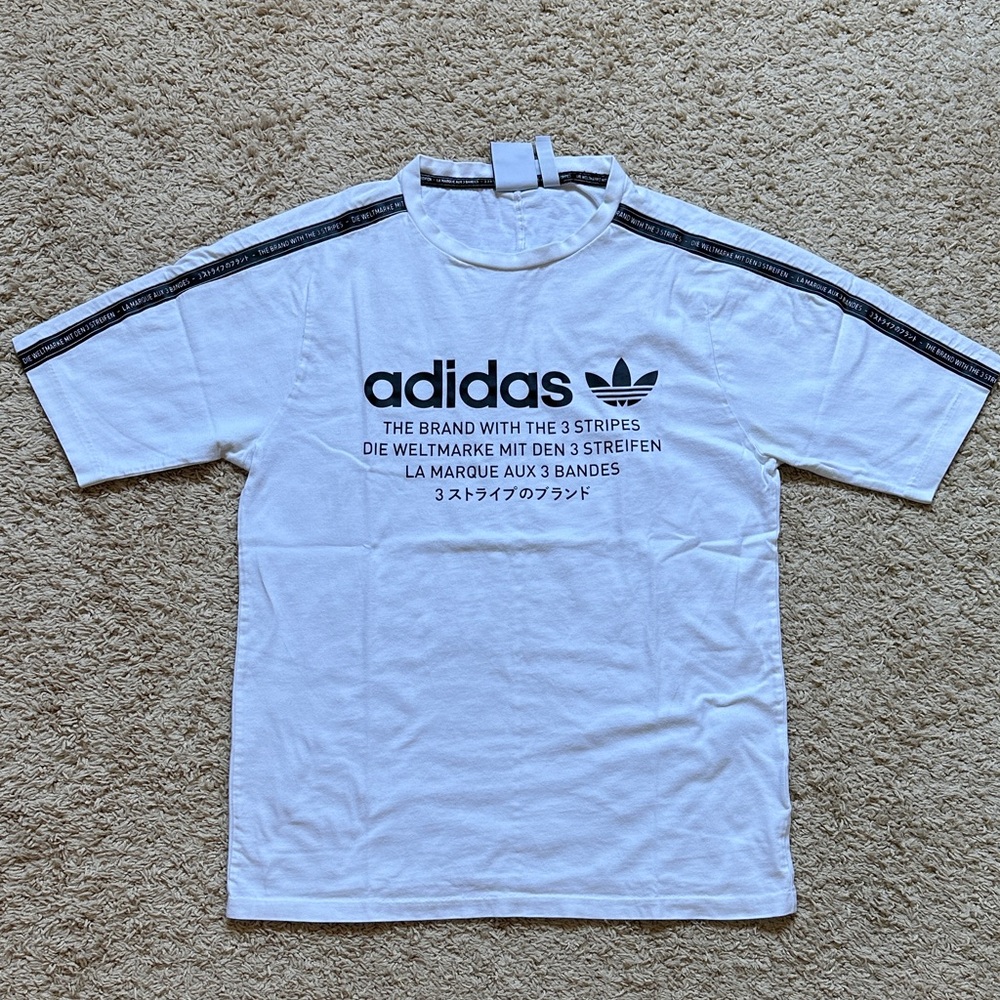 Adidas White Tee
